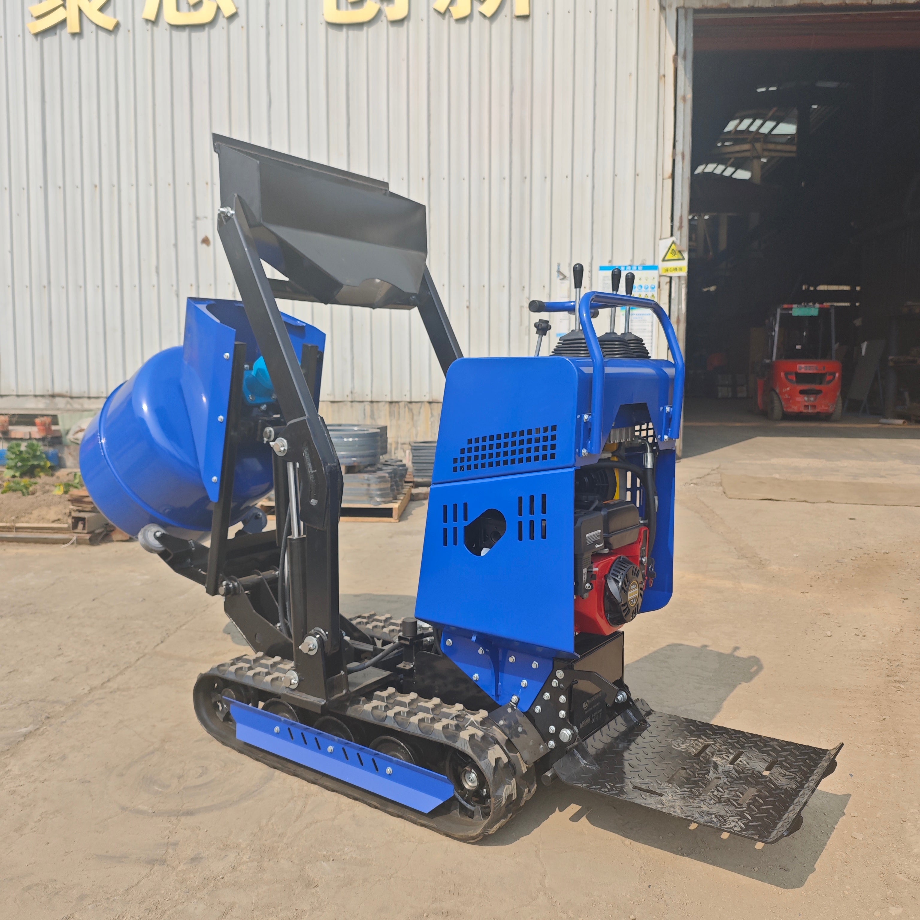 Hormiguera Crawler Concrete Mixer 500M Parameters