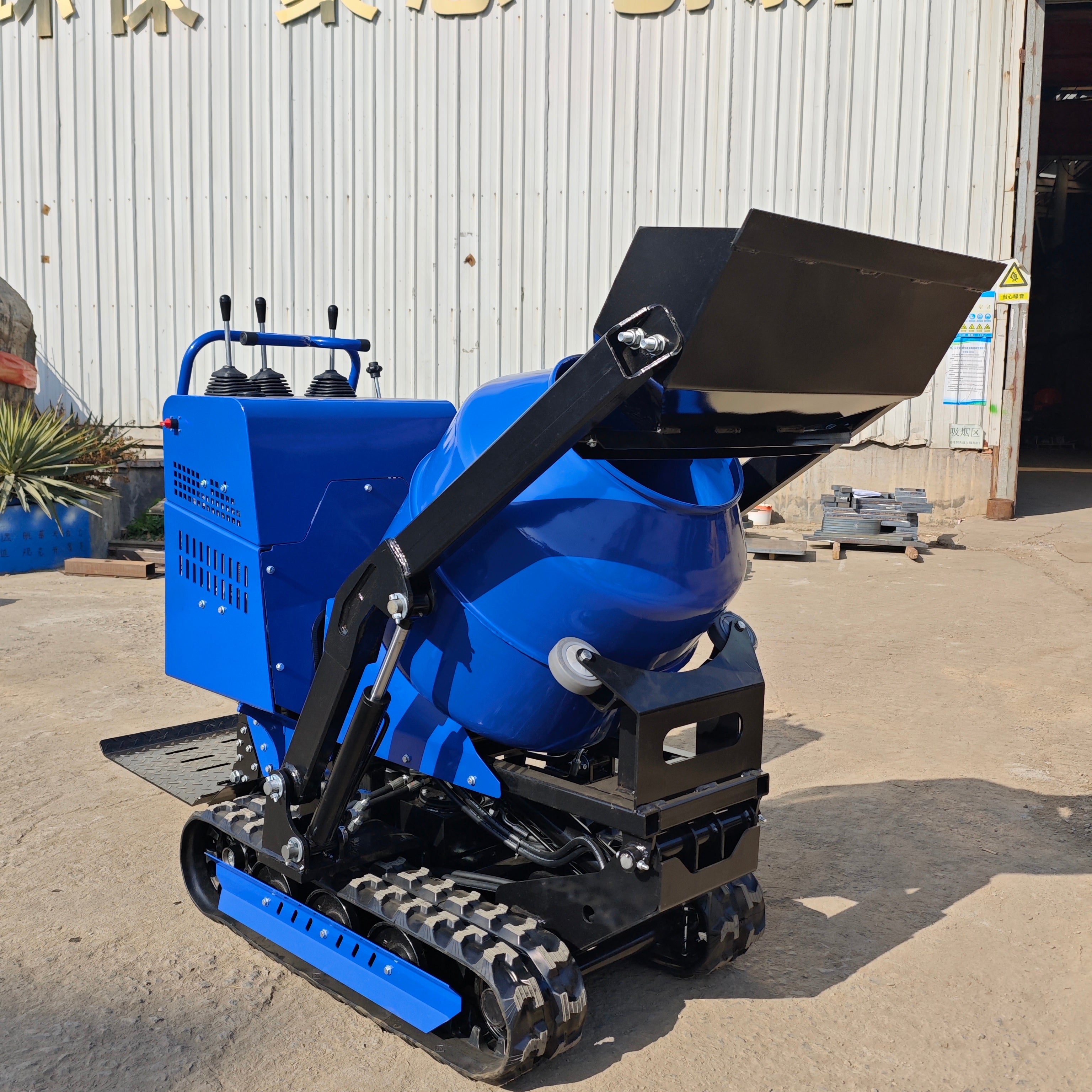 Hormiguera Crawler Concrete Mixer 500M Parameters