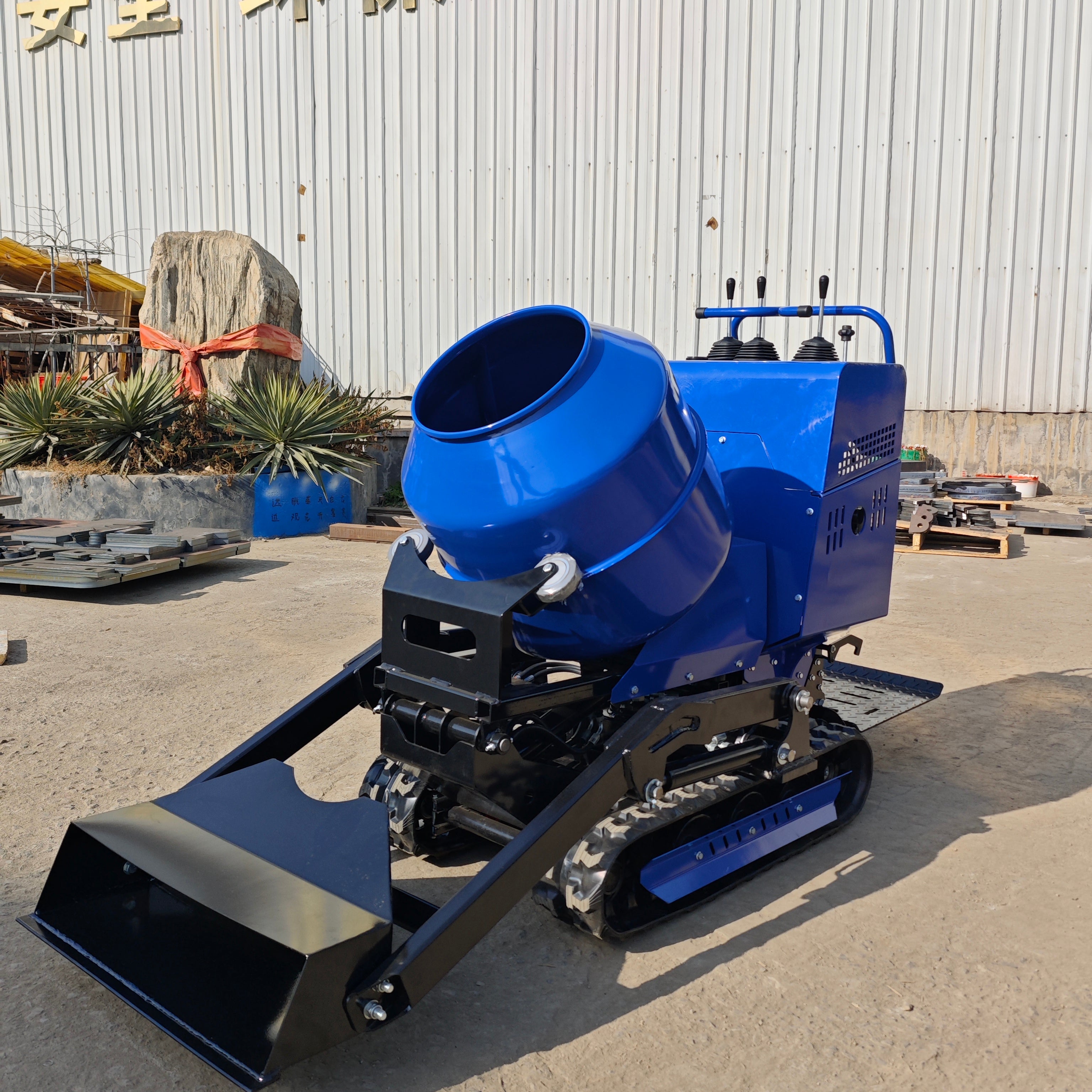Hormiguera Crawler Concrete Mixer 500M Parameters