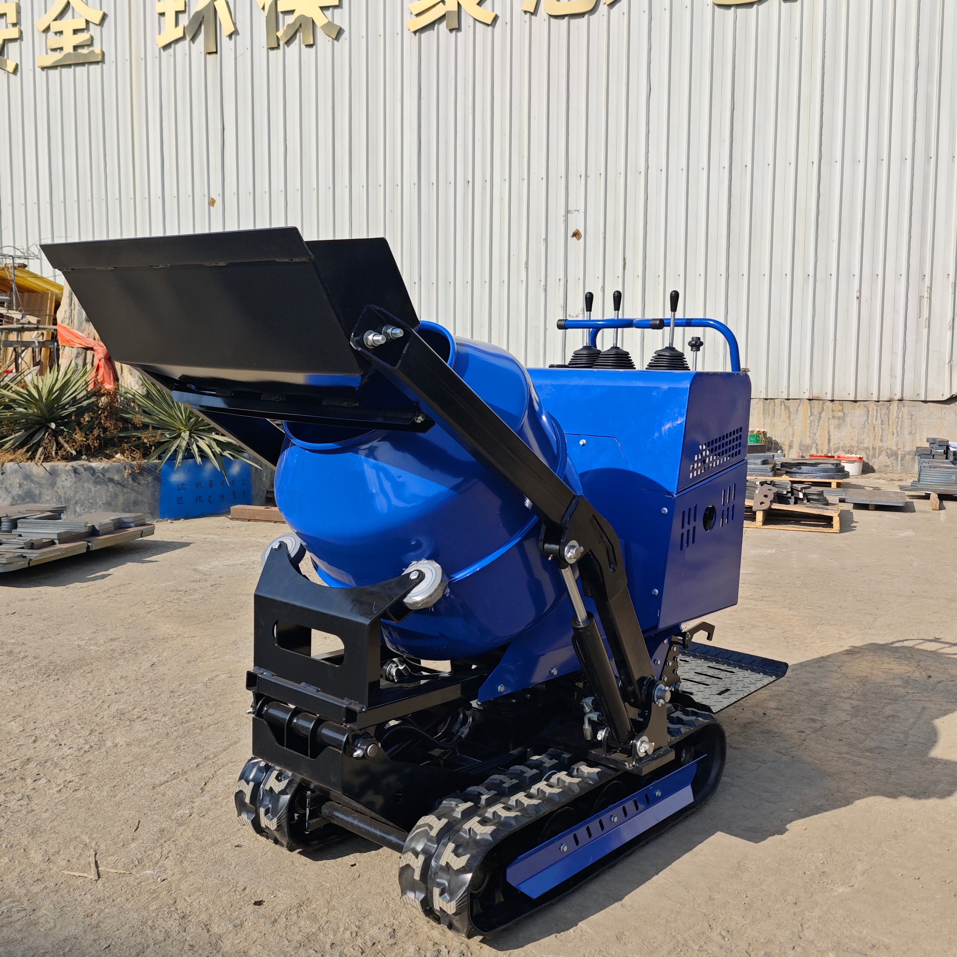Hormiguera Crawler Concrete Mixer 500M Parameters