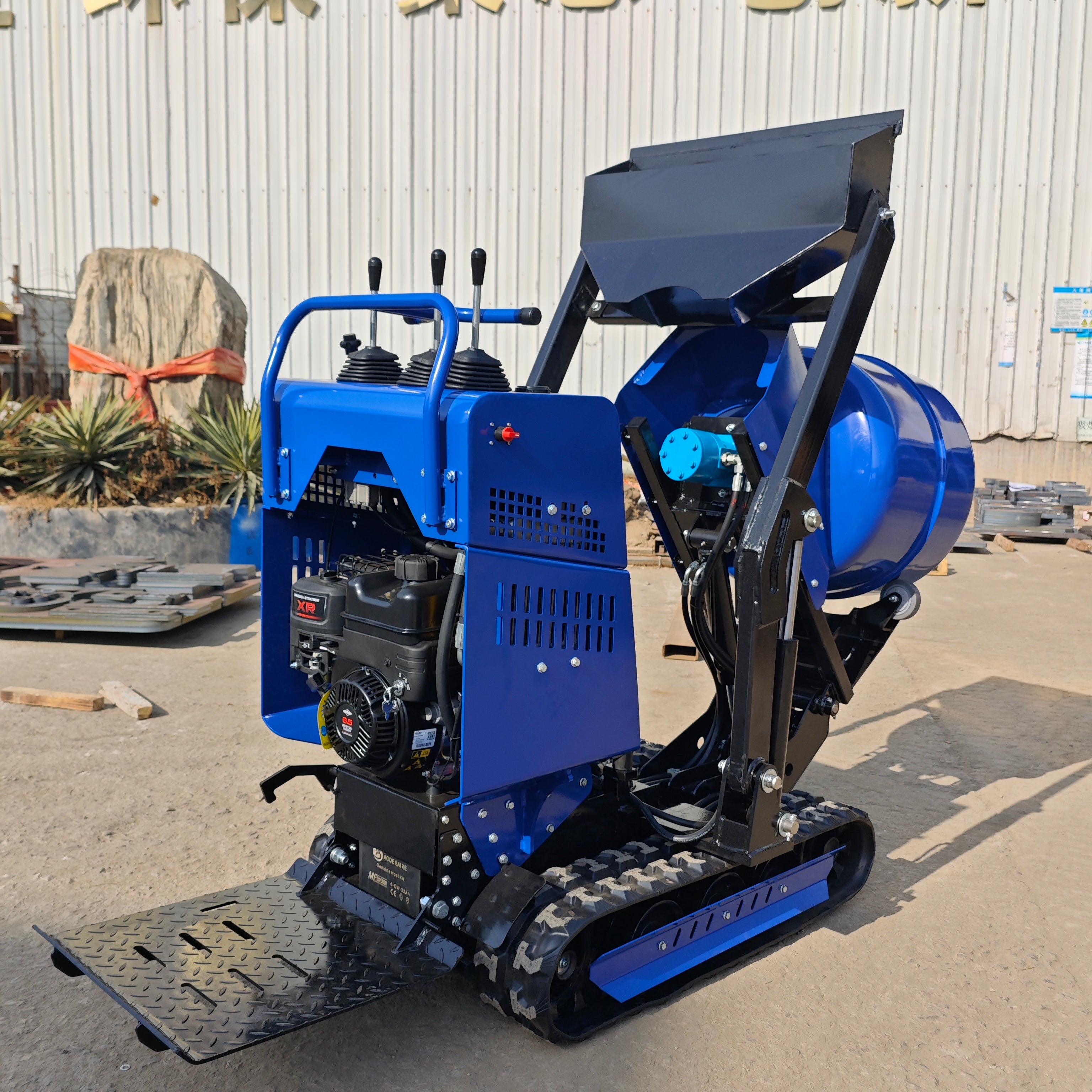 Hormiguera Crawler Concrete Mixer 500M Parameters