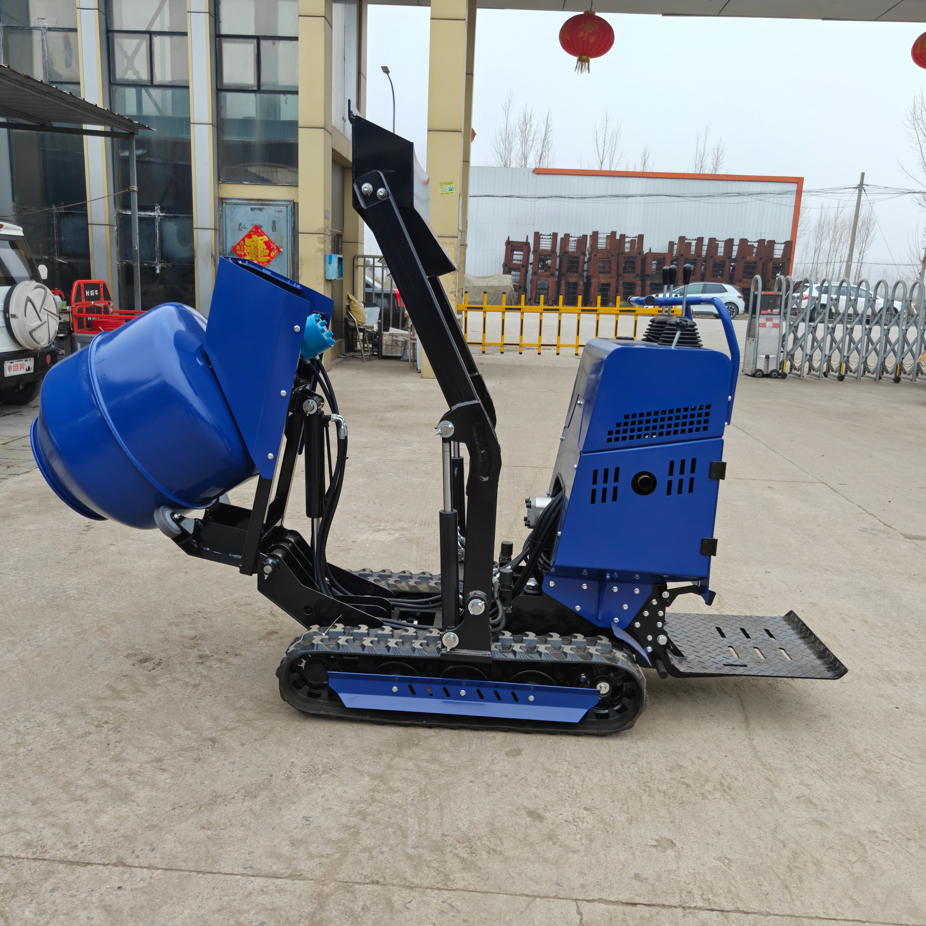 Hormiguera Crawler Concrete Mixer 500M Parameters