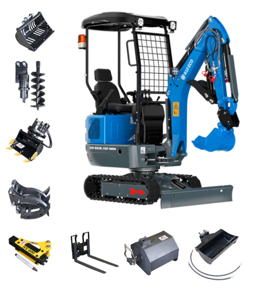 Rippa R10 ECO. Mandos Pilotados, Orugas Desplazables y Radiador Aceite