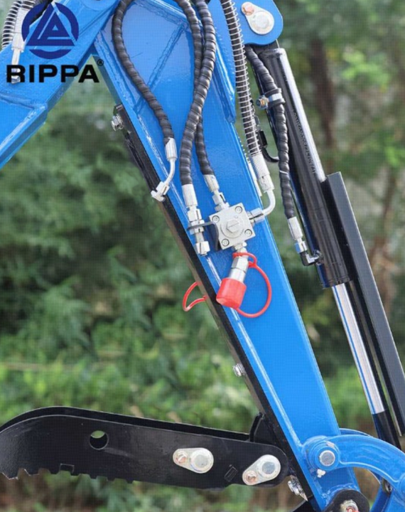 Rippa R10 ECO. Mandos Pilotados, Orugas Desplazables y Radiador Aceite